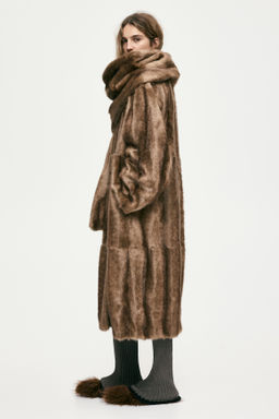 Abrigo con cuello tipo bufanda - H&m фото 7