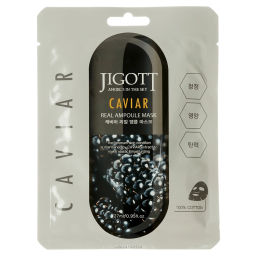 Ампульная маска с экстрактом икры Ampoule Mask Jigott, Корея, 27 мл Акция