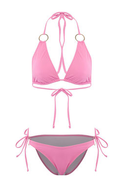 Yesil*013 Duz Balconette Brief Super Yuksek Bel Atma Kap Bikini Tak?m? TBESS26BT00117 - Trendyolmilla фото 3