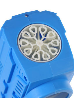 Генератор мыльных пузырей Пистолет, световые эффекты, работает от батареек, синий - Simaland фото 8