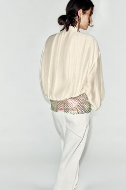 CHAQUETA BOMBER PLIEGUES / Crudo - Zara фото 5
