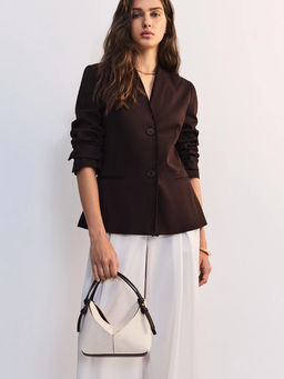 Приталенный жакет из хлопка / Zarina