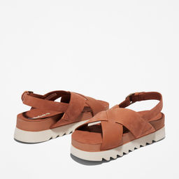 Сандалии Timberland Santa Monica Sunrise Sandal Cross Strap коричневые