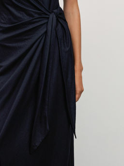 Платье миди с узлом / Zarina  фото 4