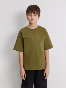 ACOOLA / Футболка детская для мальчиков Eclair хаки  фото 10