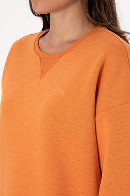 Kad_n Bak_r _ardonlu Bisiklet Yaka Basic Sweatsh_rt - U.s. polo assn фото 7