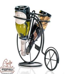 Бутылочница настольная металлическая Велосипед 590-119 - Фабрика интерьерной ковки фото 3