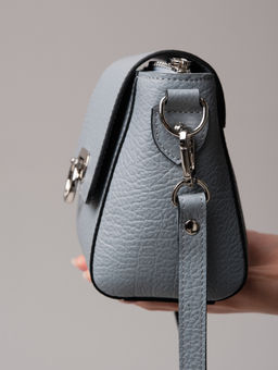 Сумка через плечо Azaro 3520 серое небо/бизон