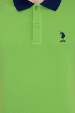 Erkek Elma Ye_ili Polo Yaka Ti__rt