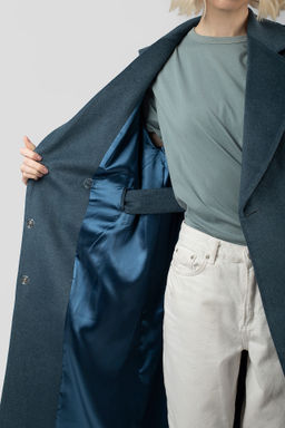 Пальто женское демисезонное (пояс) - El podio фото 7