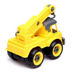 Конструктор винтовой Машина с краном, с отвёрткой, 26 деталей - Simaland фото 3