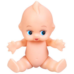 Резиновая игрушка для ванны Крошка Я «Пупс», 1 шт.