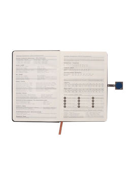 Ежедневник недатированный А5, с хлястиком, 96 листов, в линейку, пвх, черный - Simaland фото 8