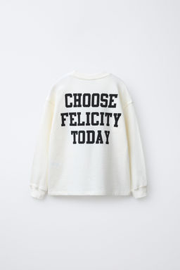 NUMBER AND SLOGAN PRINT T-SHIRT - Zara фото 6