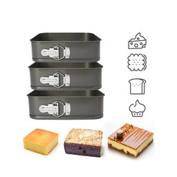 Форма для выпечки Доляна «Элин. Квадрат», 26×26 см, съёмное дно, антипригарное покрытие, цвет чёрный