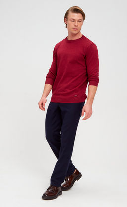 Джемпер мужской однотонный F310-0502 красный - Primm фото 4