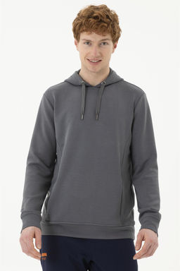 Мужской свитшот антрацитового цвета - U.s. polo assn фото 3