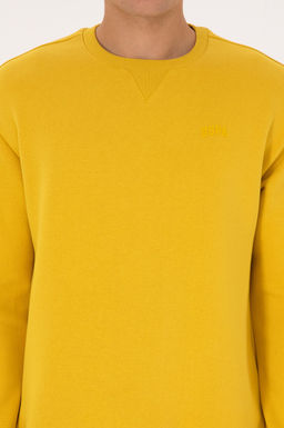Erkek Sar_ Basic Sweatshirt
