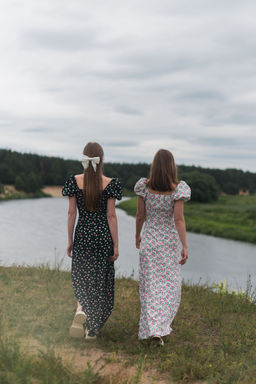 Платье Бонита (черный в цветок) - Nadi bordo фото 3