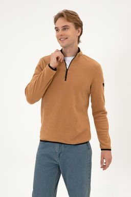 Erkek Kahverengi Basic Sweatshirt Sepette S_rpriz _ndirim - U.s. polo assn фото 3