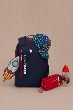 Школьная сумка темно-синего цвета для мальчика