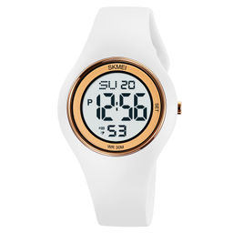 Часы наручные Skmei женские электронные спортивные 2026white