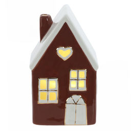 Изделие декоративное "Домик" с подсветкой (LR44x2), L8,5 W7 H14 см, 2в.