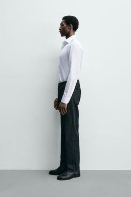 CAMISA REGULAR FIT ESTRUCTURA / Blanco - Zara фото 4