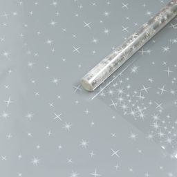 Пленка для цветов Искра белый 0,7 х 8.2 м, 40мкм