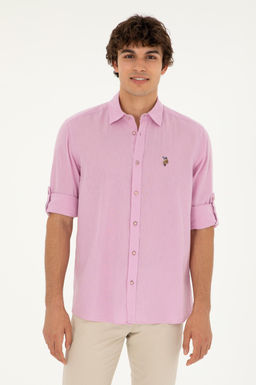 U. S. Polo Assn / Мужская базовая рубашка с длинным рукавом Magnolia