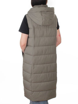 817 KHAKI Жилет утепленный зимний женский (150 гр. холлофайбер)