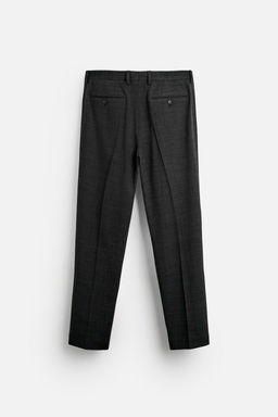 TEXTURED SUIT TROUSERS - Zara фото 6