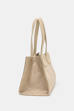 BRAIDED SUEDE SHOPPER - Zara фото 10