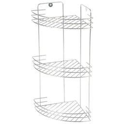 _Полка угловая 3-х ярусн. Vento 19*19*41 см, хром арт. 310847
