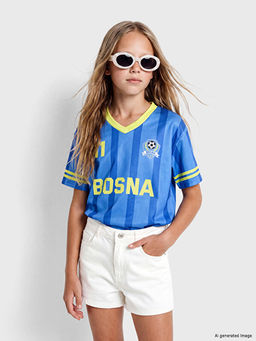 Bosna Bask?l? K?z ?ocuk Forma Ti??rt