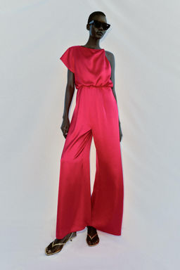 MONO ASIM?TRICO SATINADO / Fucsia
