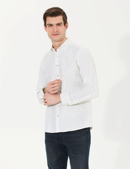 A__k Sar_ Slim Fit Uzun Kollu G_mlek - Pierre cardin фото 4