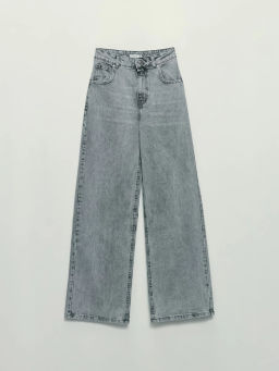 Джинсы wide leg с высокой посадкой / Zarina