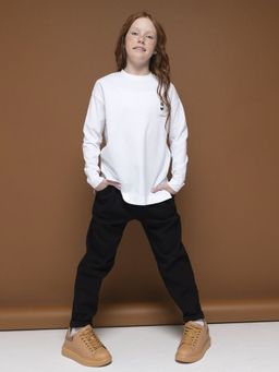 PELICAN, джемпер для девочек, Белый  фото 4