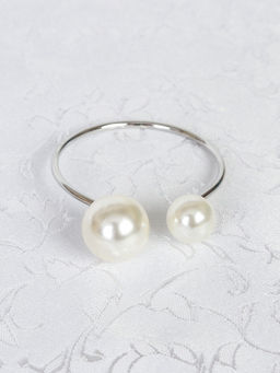 Кольца для салфеток 6 штук Бусины Серебро / JG03-3 /уп 200/ - Галеонтрейд фото 4