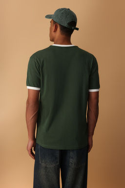 TRENDYOL MAN Tas Modern Herritage Oversize/Genis Kesim %100 Pamuklu Bask?l? T-Shirt TMNSS25TS00126 - Trendyolmilla фото 4