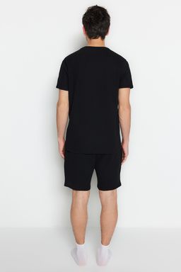 TRENDYOL MAN Siyah Regular Fit Sortlu Pijama Tak?m? TMNSS23PT00036 - Trendyolmilla фото 16