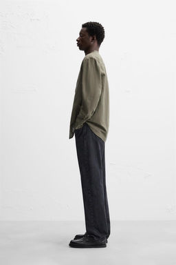 COTTON - LINEN SHIRT - Zara фото 35