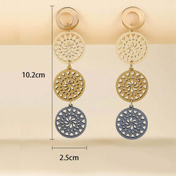 Серьги длинные на гвоздиках арт. 13 3297 (id 271259) - Rada фото 3