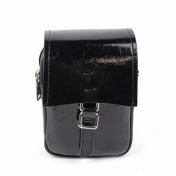 Женская кожаная овальная сумка через плечо 0116-1 - Cidirro фото 3