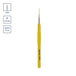Для вязания Gamma RCH крючок с прорезин. ручкой сталь d 0.8 мм 13 см в блистере  фото 3