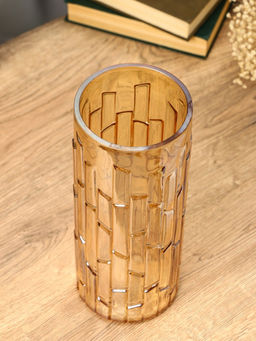 Ваза Мэнди, 29?12 см, стекло, коричневая