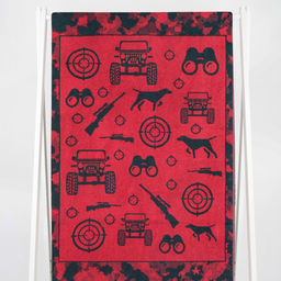 Полотенце махровое 6с102.411ж1 Охотнику(т.зеленый1) 67х150см