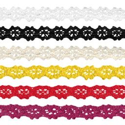 Gamma кружевная лента 10 мм HVK-23 в рулоне 22.8 м 0.5 СК/Распродажа