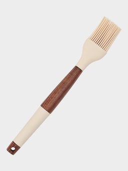 Кисточка кулинарная Magistro, силикон, 25.5×3.8 см, бежевая